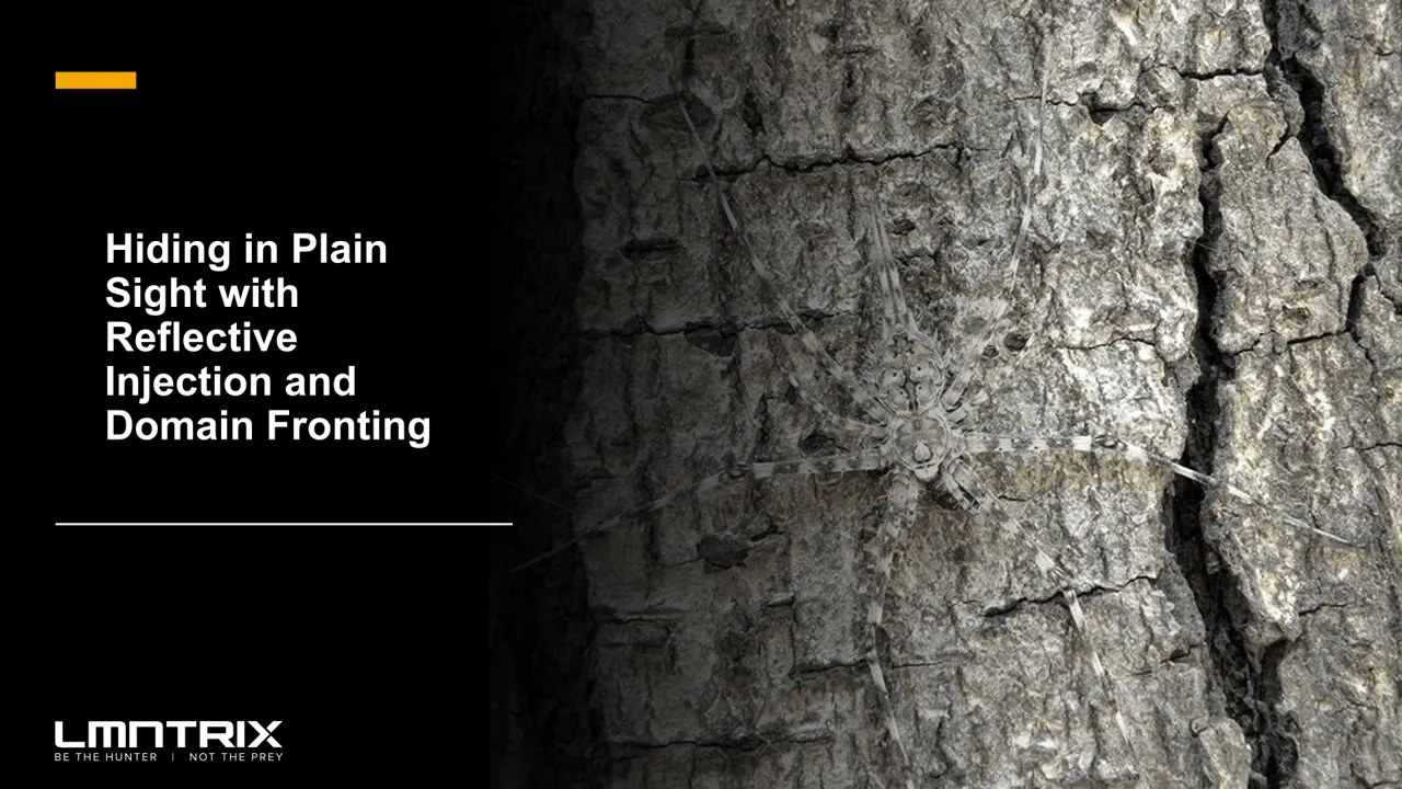 LMNTRIX Labs: Hiding in Plain sight with Reflective Injection and Domain Fronting