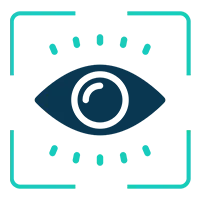 Monitoring and response icon
