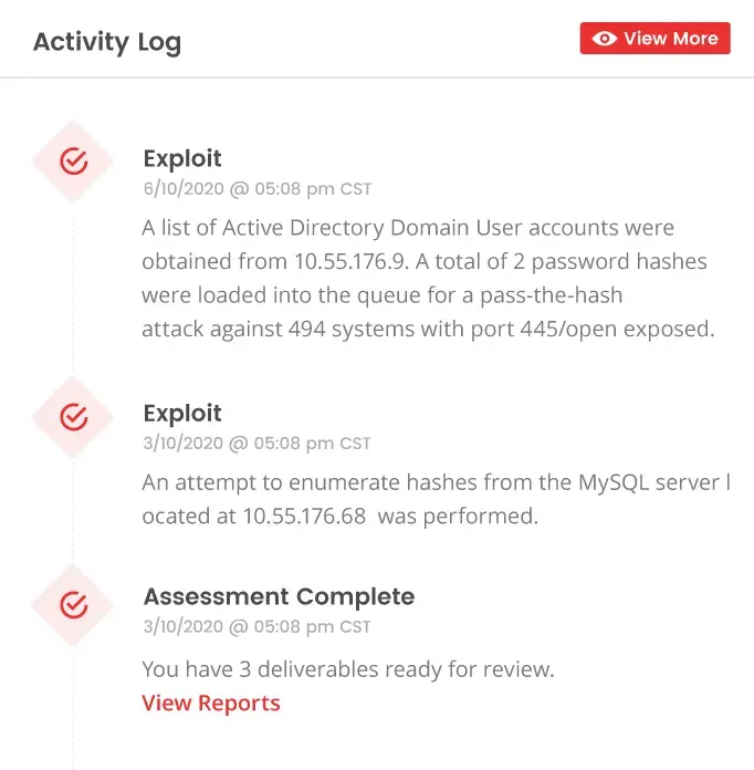 LMNTRIX Automated Attack Validation — Turn findings into action
