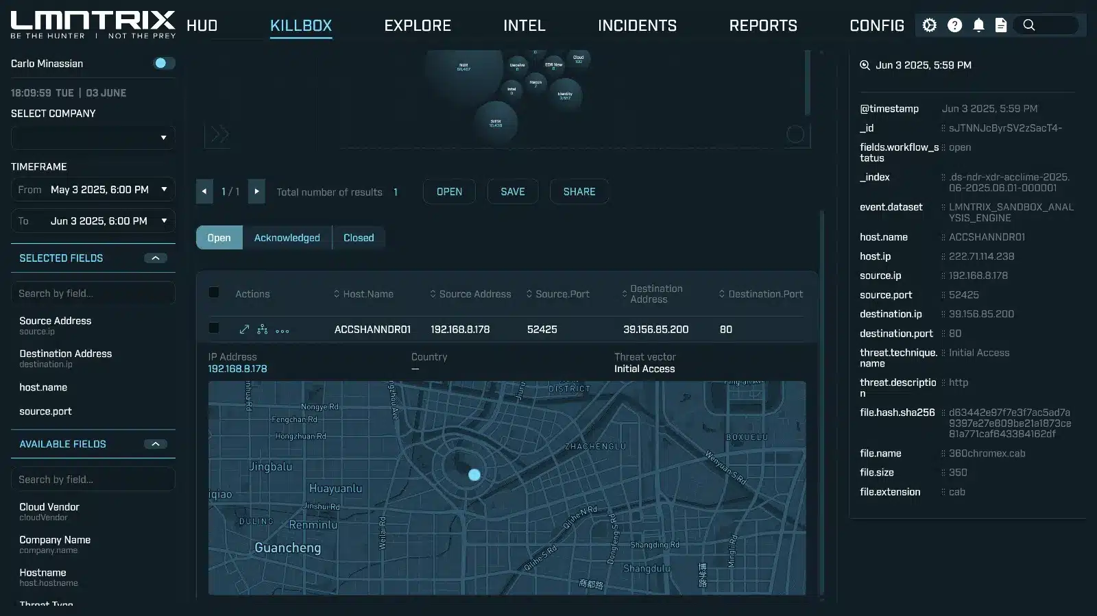 LMNTRIX Cloud — Detect behavior, not isolated alerts