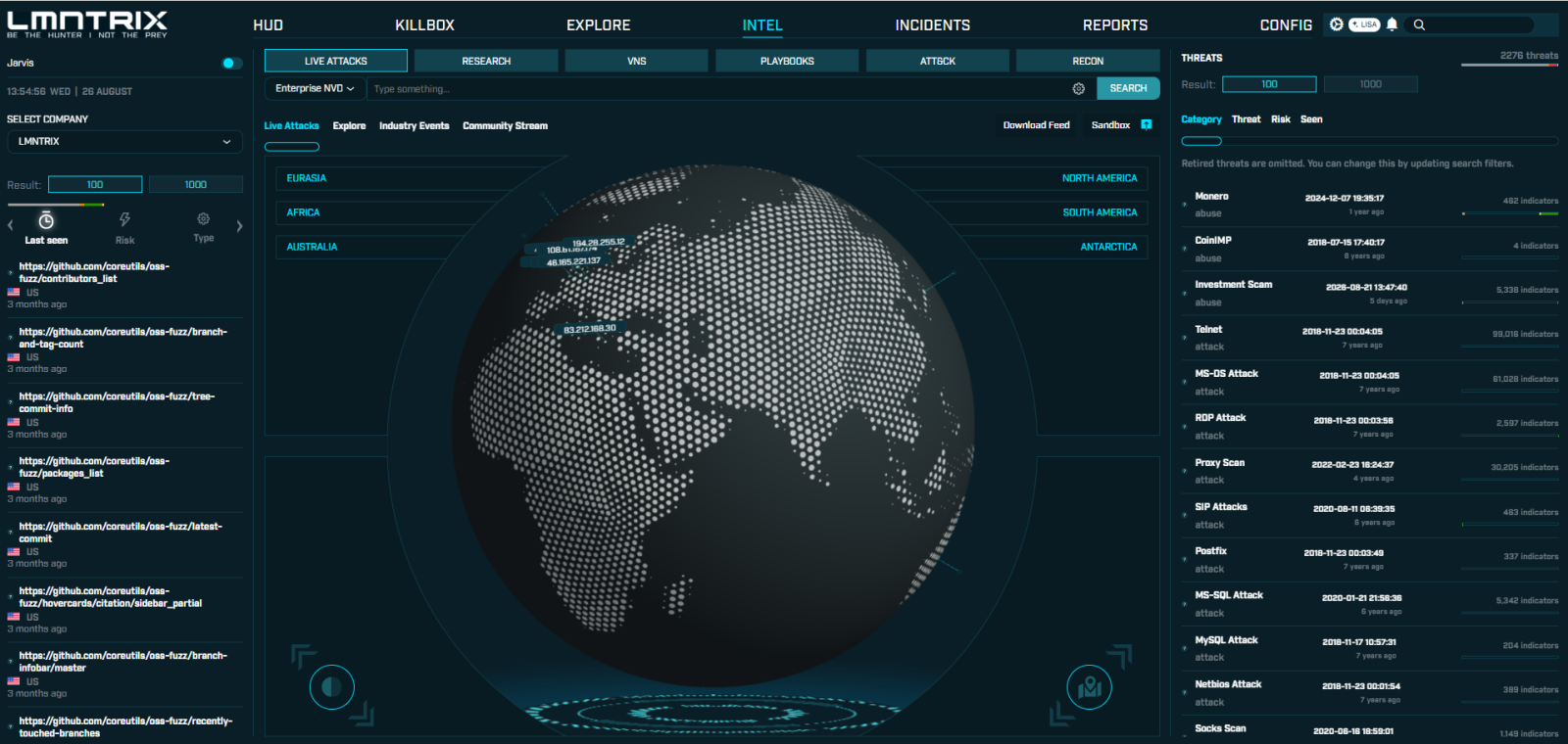 LMNTRIX Recon — Receive earlier warning