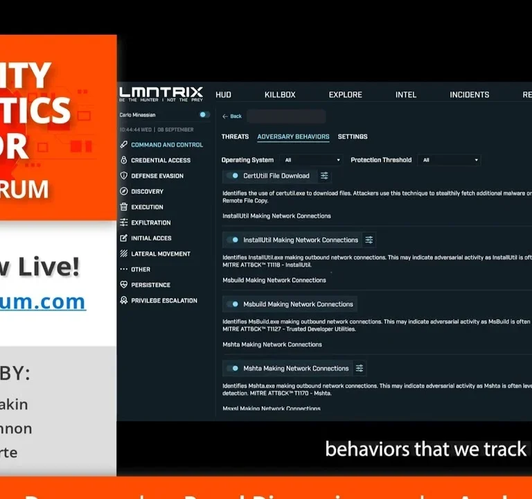 LMNTRIX XDR Demo - Endpoint Security Policy