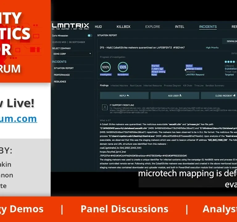 LMNTRIX XDR Demo - Inside an Incident